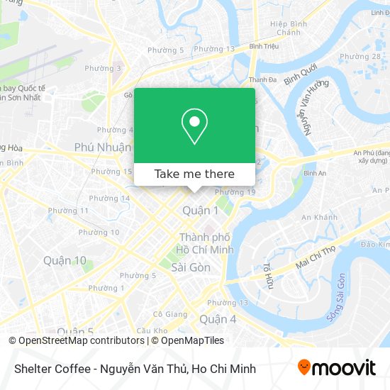 Shelter Coffee - Nguyễn Văn Thủ map