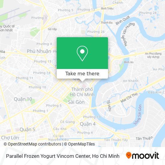 Parallel Frozen Yogurt Vincom Center map