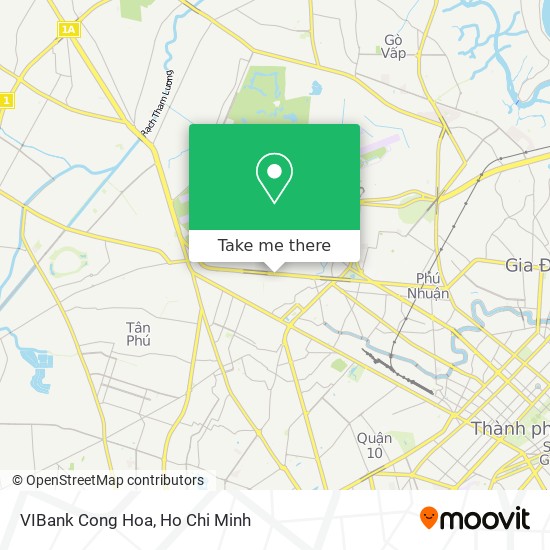 VIBank Cong Hoa map