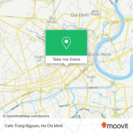 Cafe Trung Ngyyen map