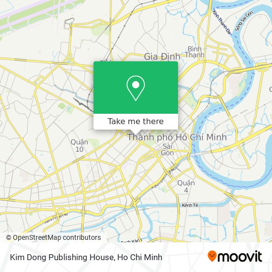 Kim Dong Publishing House map