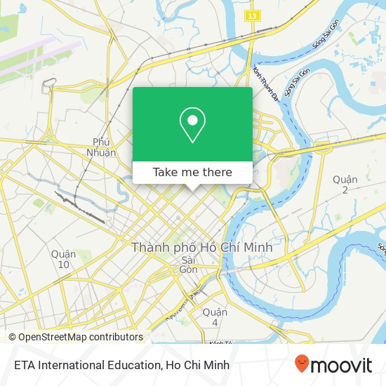 ETA International Education map
