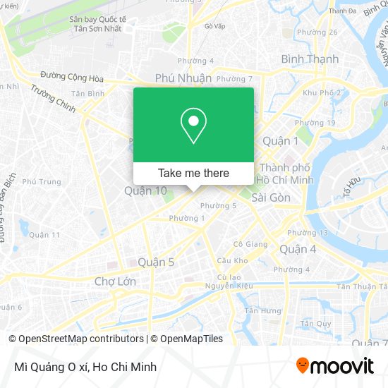 Mì Quảng O xí map