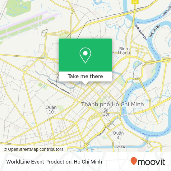 WorldLine Event Production map