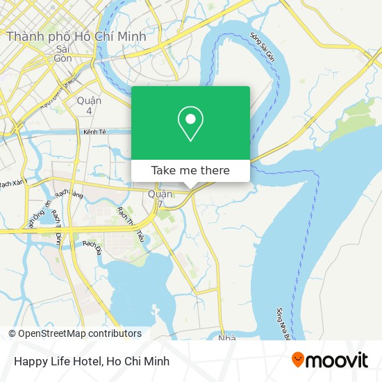 Happy Life Hotel map