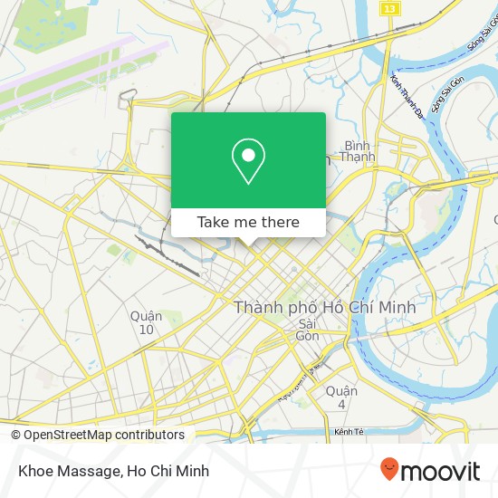 Khoe Massage map