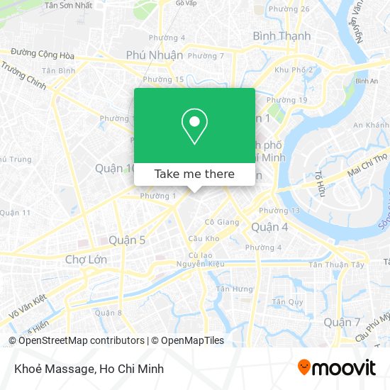 Khoẻ Massage map