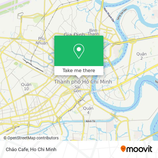Chảo Cafe map