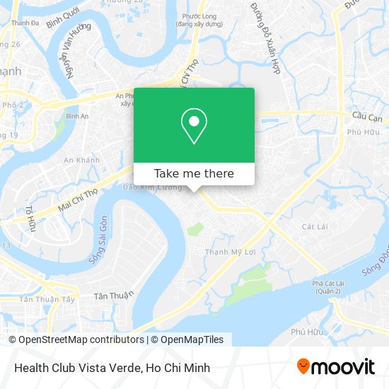 Health Club Vista Verde map