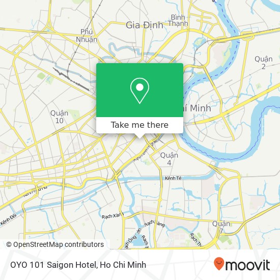OYO 101 Saigon Hotel map