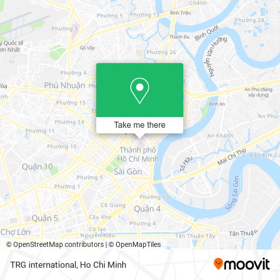 TRG international map
