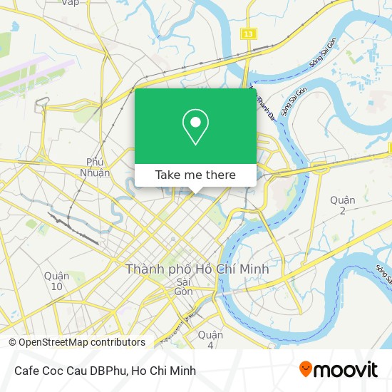 Cafe Coc Cau DBPhu map