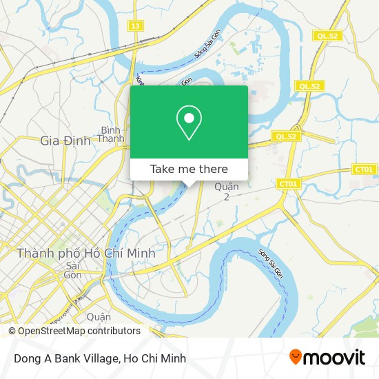Dong A Bank Village map
