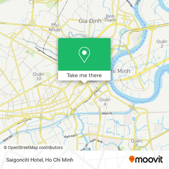 Saigonciti Hotel map