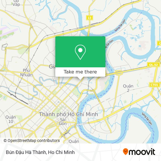 Bún Đậu Hà Thành map