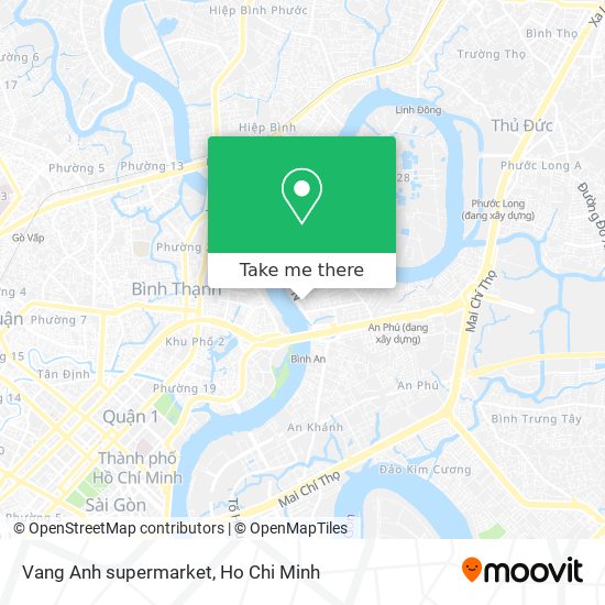 Vang Anh supermarket map