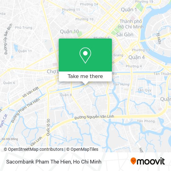 Sacombank Pham The Hien map