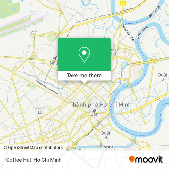 Coffee Hut map