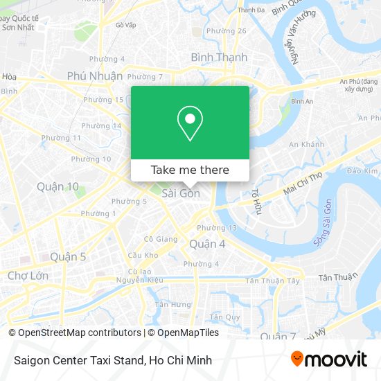 Saigon Center Taxi Stand map