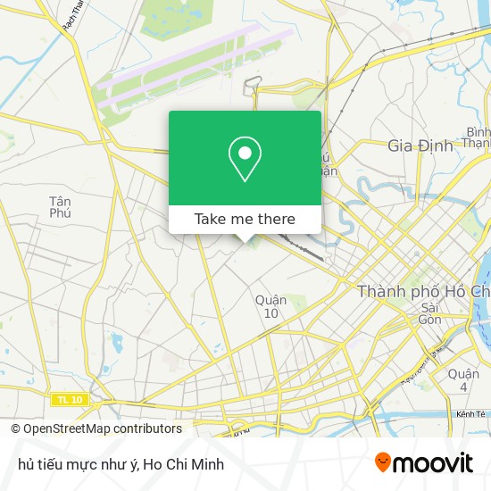 hủ tiếu mực như ý map