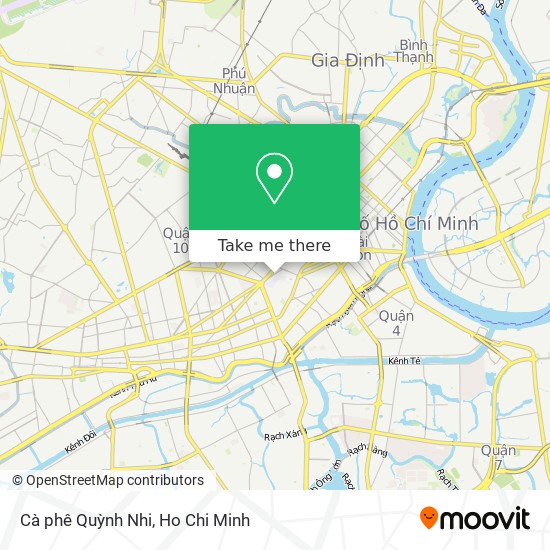 Cà phê Quỳnh Nhi map