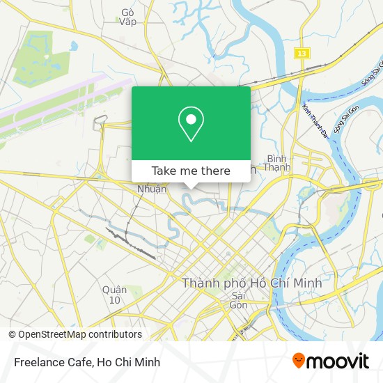 Freelance Cafe map