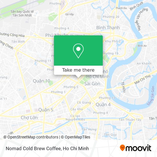 Nomad Cold Brew Coffee map