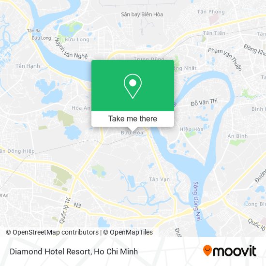 Diamond Hotel Resort map