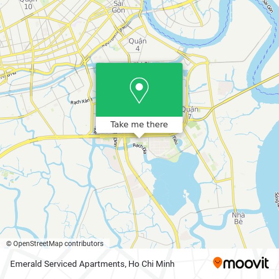Emerald Serviced Apartments map