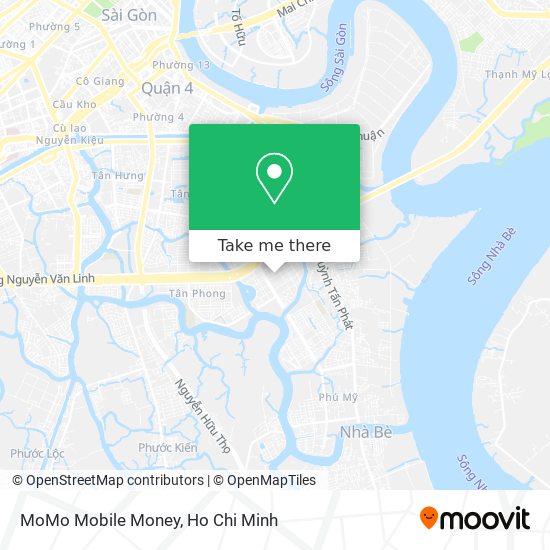 MoMo Mobile Money map