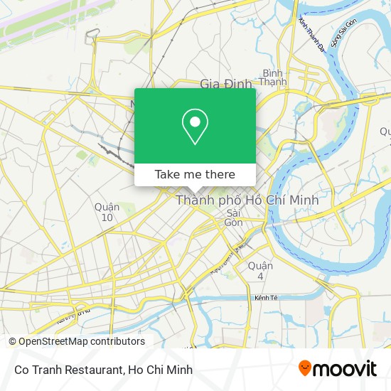 Co Tranh Restaurant map