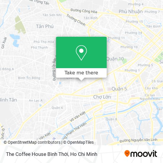 The Coffee House Bình Thới map