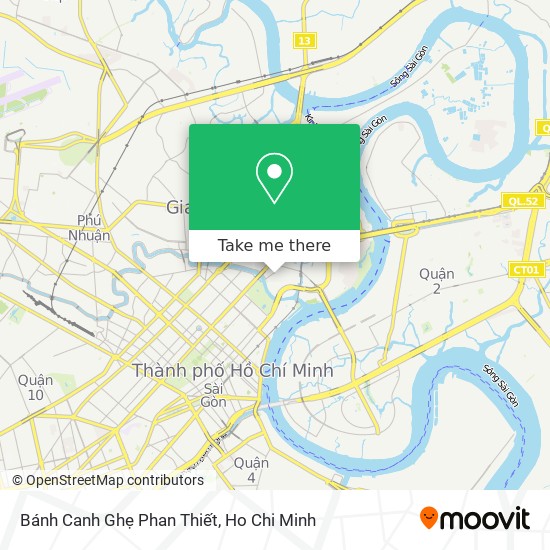 Bánh Canh Ghẹ Phan Thiết map