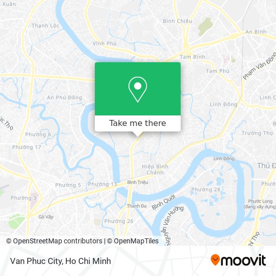 Van Phuc City map