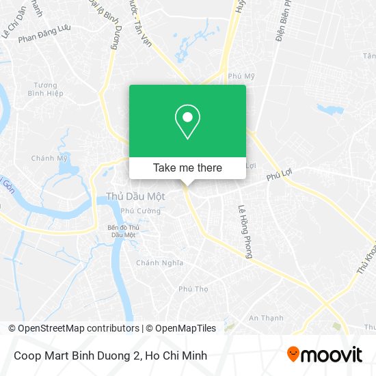 Coop Mart Binh Duong 2 map