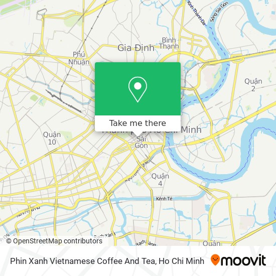 Phin Xanh Vietnamese Coffee And Tea map