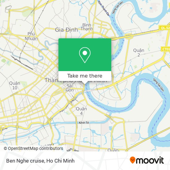 Ben Nghe cruise map