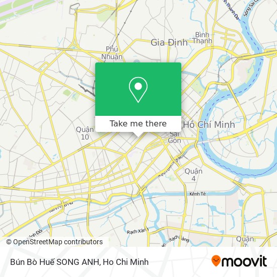 Bún Bò Huế SONG ANH map