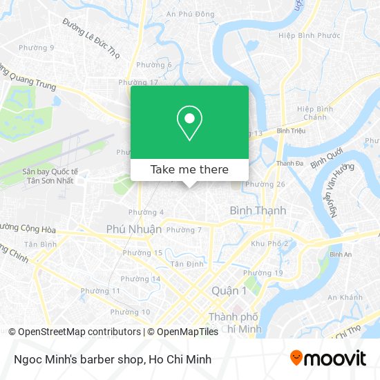 Ngoc Minh's barber shop map