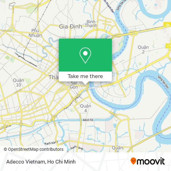 Adecco Vietnam map