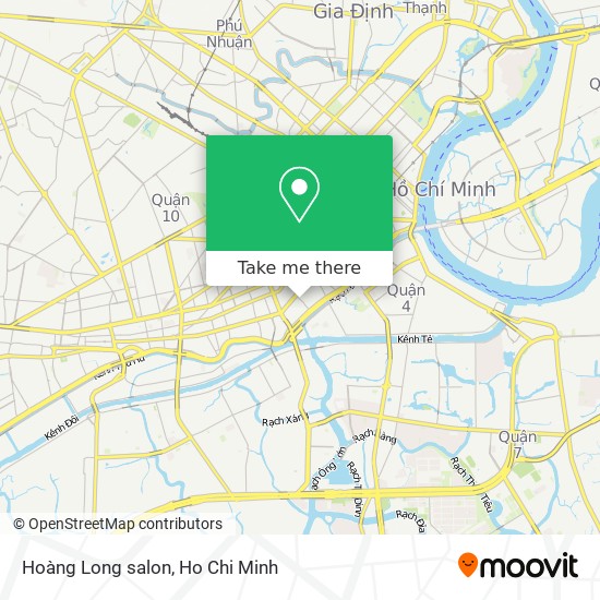 Hoàng Long salon map