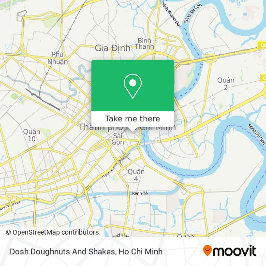 Dosh Doughnuts And Shakes map