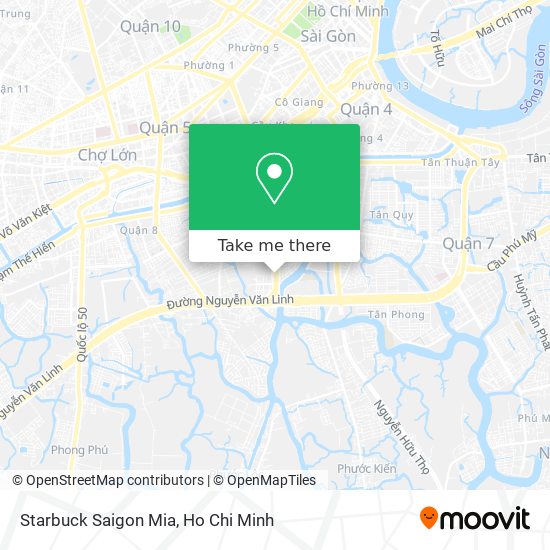 Starbuck Saigon Mia map