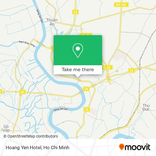 Hoang Yen Hotel map