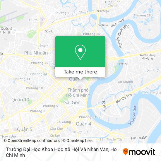 Trường Đại Học Khoa Học Xã Hội Và Nhân Văn map