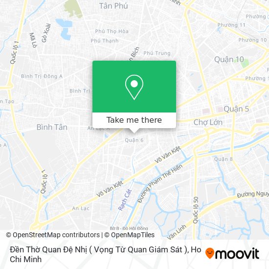 Đền Thờ Quan Đệ Nhị ( Vọng Từ Quan Giám Sát ) map