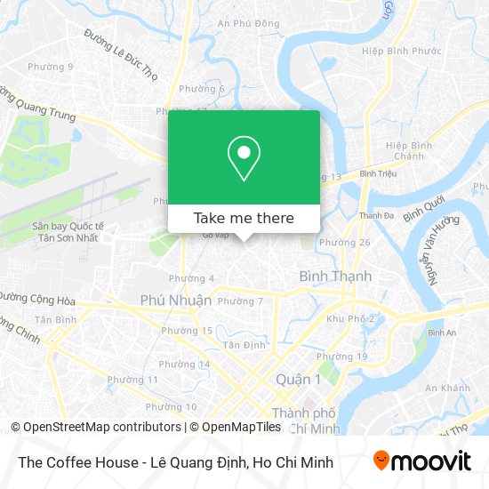 The Coffee House - Lê Quang Định map