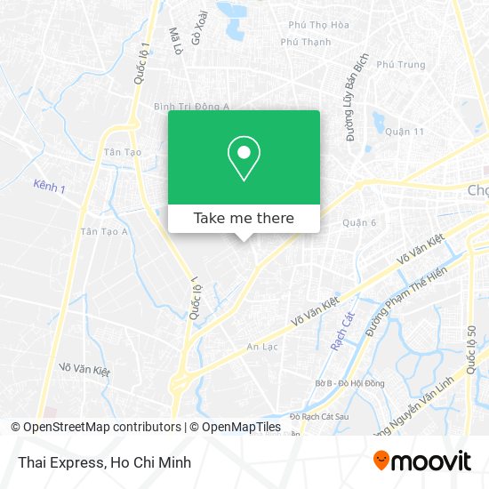 Thai Express map