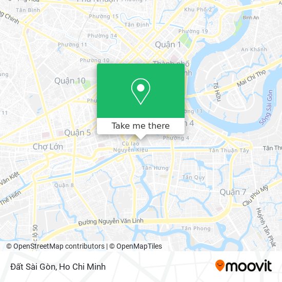 Đất Sài Gòn map