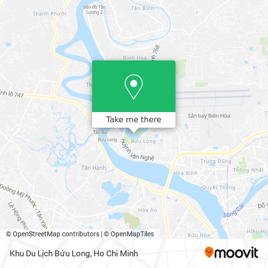 Khu Du Lịch Bửu Long map